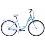 Mestský bicykel 28 Fuzlu Nevada S-3 Modro biela